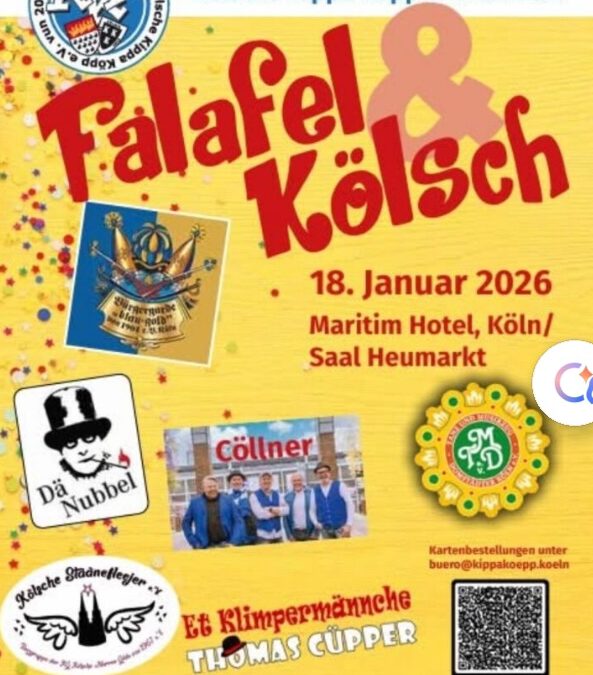 Sonntag, 20. Januar – Falafel & Kölsch